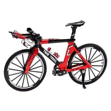 Imagem de Bike Miniatura Speed Sport Mountain Bike 1:10 Metal (Bicicleta Miniatura speed vermelha)