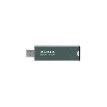 Imagem de Pen Drive 64GB ADATA Elite UE720, USB 3.2, OTG, Dual Conector, Cinza - UE720-64G-CGY/BK