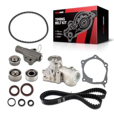 Imagem de Torchbeam Kit de correia dentada com bomba de água, compatível com Mitsubishi Eclipse 2006-2009 e Mitsubishi Galant 2004-2006, compatível com (ver descrição)