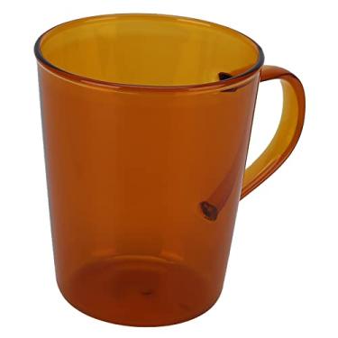 Imagem de Generic Caneca de Vidro Resistente Ao Calor de 380ml para Cafeterias de Hotéis de Cozinhas, Copo de Leite Fácil de Limpar para Bebidas Quentes e Frias (Marrom)