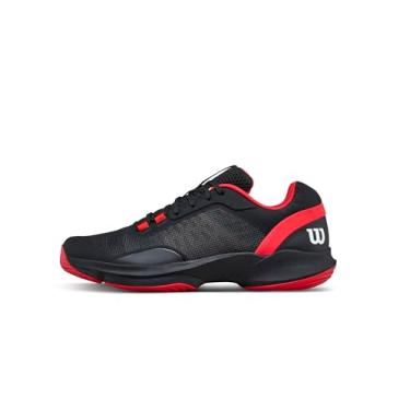 Imagem de Wilson Tênis masculino Hurakn Pro V2 Padel, Preto/Infravermelho/Branco Transparente, 11.5
