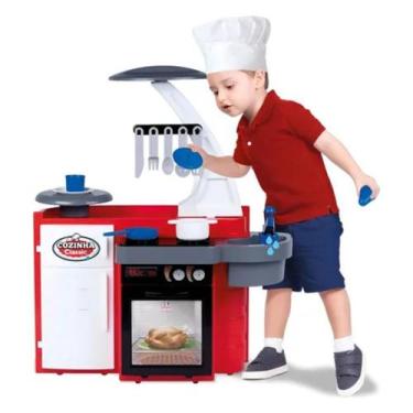 Imagem de Cozinha Infantil Classic Brinquedo Educativo Presente Seguro Para Cria