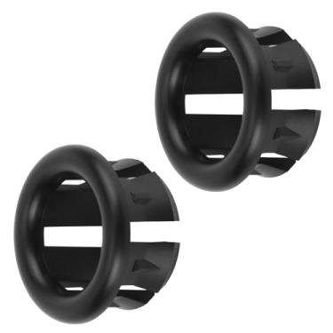 Imagem de 2un. Anéis de Extravasamento para Pia, Aro de Acabamento Cromado Tampa Universal para Furo Dreno Pia Banheiro & Cubas Cerâmica