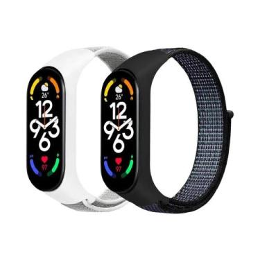 Imagem de Correias De Substituição De Nylon Ajustáveis para Xiaomi Mi Band 7 6 5