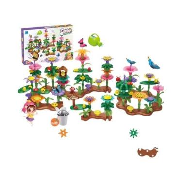 Imagem de Blocos De Montar DIY Jardim De Flores De Coral Oceânico Para Meninas, 