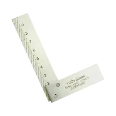 Imagem de Esquadro De Precisão Em Aço Retificado 63x40mm 160x100mm Para Maquinis