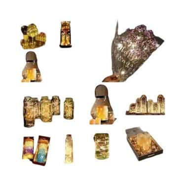 Imagem de Luzes De Cordão LED Coloridas 10 Peças, Alimentadas Por Bateria, Luzes