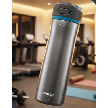 Imagem de Garrafa Térmica Contigo Ashland Chill 2.0 Autospout 709 ml Inox Azul A