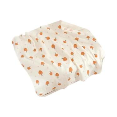 Imagem de Manta De Algodão Muslin Para Bebês, Macia E Respirável, Com Estampa De