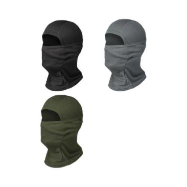 Imagem de Conjunto De 3 Peças De Balaclava Unissex Respirável Com Proteção Solar