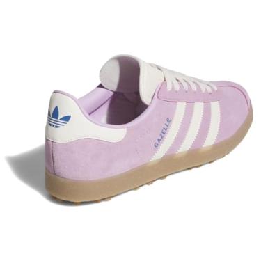 Imagem de adidas Tênis de golfe feminino Gazelle Spikeless Golf, Multi, 5 Wide