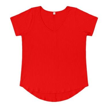 Imagem de Blusa Feminina Plus Size da Infinita Cor Vermelho, Plus G3, Vermelho