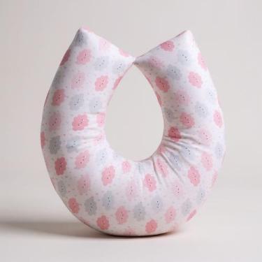 Imagem de Almofada para Amamentação de Bebê Menina com Capa Removível - AVM Enxo