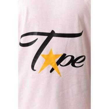 Imagem de Camiseta Oversized Gola Alta Superstarr Rosa Bebe-Unissex