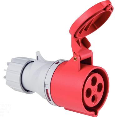 Imagem de Tomada De Acoplamento Industrial 3p+t 32 A 380-415 Vca 6 H Tramontina Tramontina