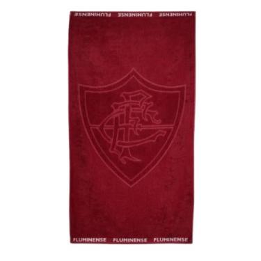 Imagem de Toalha De Banho Fluminense Licenciada Buettner Vermelha - BOUTON
