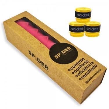 Imagem de Undergrip Spider Overgrip para Raquete de Beach Tennis  Kit com 3 Grip