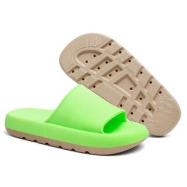 Imagem de Chinelo Nuvem Unissex Slide Flexível Macio Confortável Bicolor-Unissex