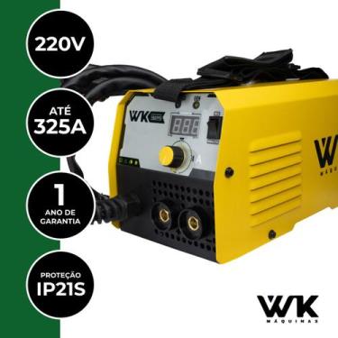 Imagem de Máquina de Solda Multiprocesso WK MIG PRO MAX 325A 220V MIG Sem Gás MM