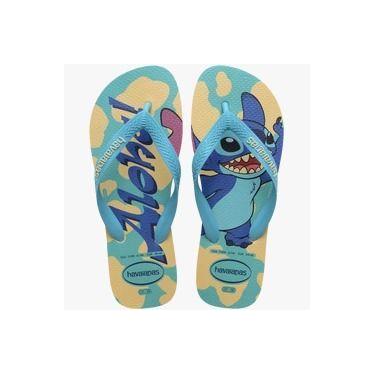 Imagem de Chinelo Havaianas Top Disney Classics Stitch Aloha Novo 2026, Buttercr