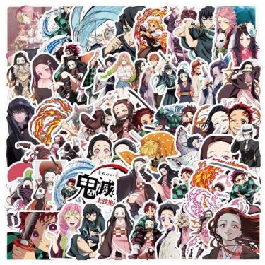Imagem de Adesivos Demons Slayers, vinil impermeável, anime, 50 unidades - yiwei