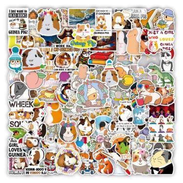 Imagem de Adesivos Anime de vinil impermeável para cobaias 100 unidades/lote - y