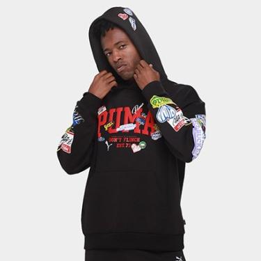 Imagem de Moletom Puma Hooperhotline Pullover Masculino-Masculino