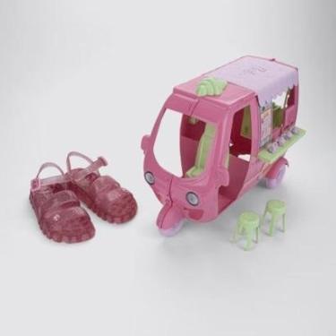 Imagem de Sandália Infantil Barbie com Sorveteria Grendene Kids-Feminino