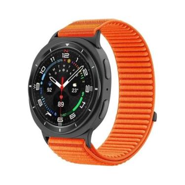 Imagem de Pulseira De Nylon Trançada Para Samsung Galaxy Watch 46mm 44mm 40mm Cl