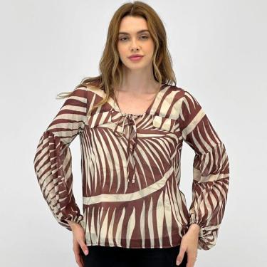 Imagem de Blusa Doce Trama Manga Longa Feminina-Feminino