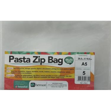 Imagem de Pasta zíper Chies hemon A5 26X18 cm com 5 unidades