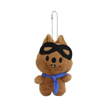 Imagem de Chaveiro De Pelúcia SKZOO Seoul FM Week: Boneco De Cachorro, Gato E Po