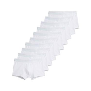 Imagem de Kit com 10 Cuecas Sunga Lupo 480-003, Branco, M