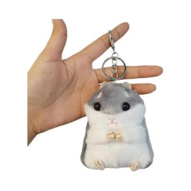 Imagem de Chaveiros De Pelúcia De Hamster Fofos E Macios Kawaii, Pingentes De Bo