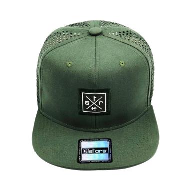 Imagem de Bone Snapback Aba Reta Microfibra Verde Musgo Est-328 E-stars-Unissex