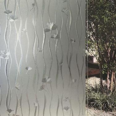 Imagem de Pelicula Eletrostatica para Vidro Blindex Modelo Caule Dente de Leão 2