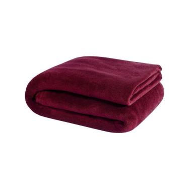 Imagem de Manta Soft King 1 Peça Fleece To Decorando 100% Poliéster - Vinho