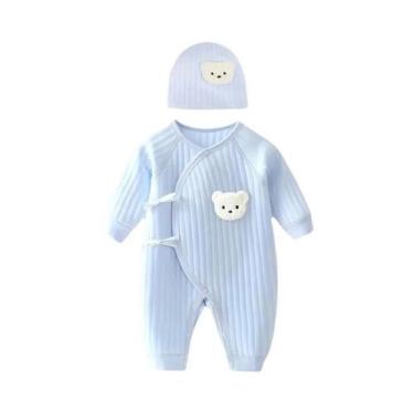 Imagem de Body De Algodão Para Meninos E Meninas, Roupa De Inverno, Primavera E 