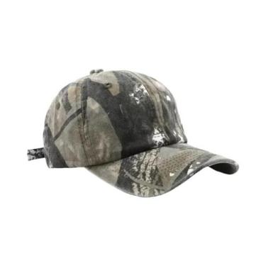 Imagem de Boné De Camuflagem Unissex Para Caminhada, Estilo Baseball, Algodão Nã