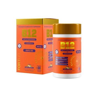 Imagem de Vitamina B12 Tangerina 280mg 60 Comprimidos Mastig Fortlife - Fortlife