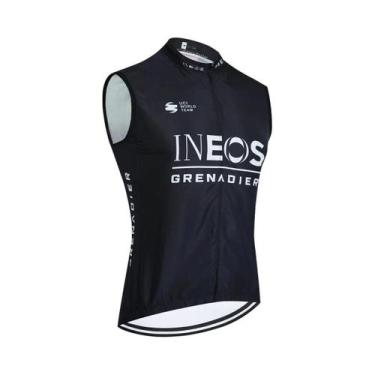 Imagem de Camisa de Ciclismo Sem Mangas Masculina - Equipe Emirados Árabes Unido