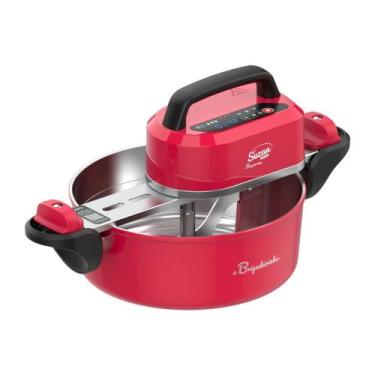 Imagem de Panela para Mexer Doces Suzan Pro Alumínio 28cm - bivolt automático