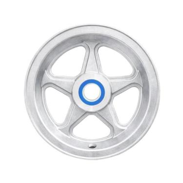 Imagem de Aro 6 de aluminio com bucha 7/8 para carrinhos de cargas - COBRA