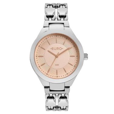 Imagem de Relógio Euro Feminino Chains Prata - Eu2035yuo-4k Eu2035yuo-4k