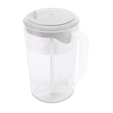Imagem de Jarra De Suco Com Mexedor 2l Branco - PLASVALE