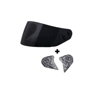 Imagem de Viseira Capacete Norisk Ff391 Fumê Com Kit Reparo