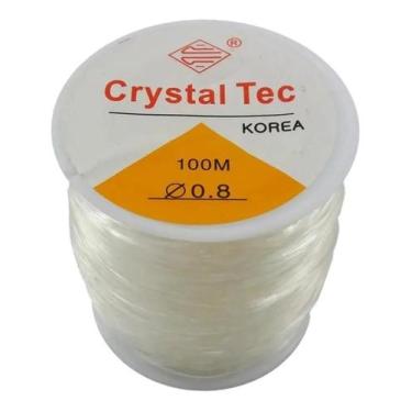 Imagem de Fio De Silicone P/ Bijuterias Super Resistente 0.8mm - 100m - Congratu