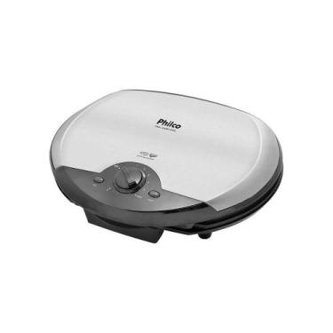 Imagem de Grill E Sanduicheira Philco Jumbo Steel N Cinza 127v, 110V