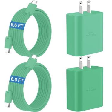 Imagem de Carregador Samsung Super Fast 45W tipo C com cabo de 2m para Android -