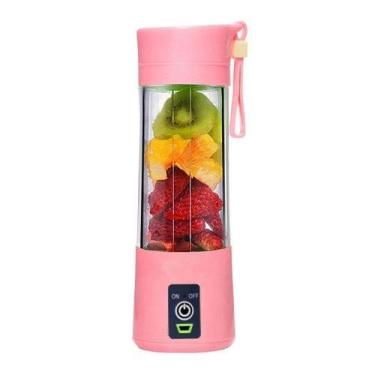 Imagem de Liquidificador Portátil Hyu Vidro 380Ml Bateria  - BC BORA COLEGA, Ros